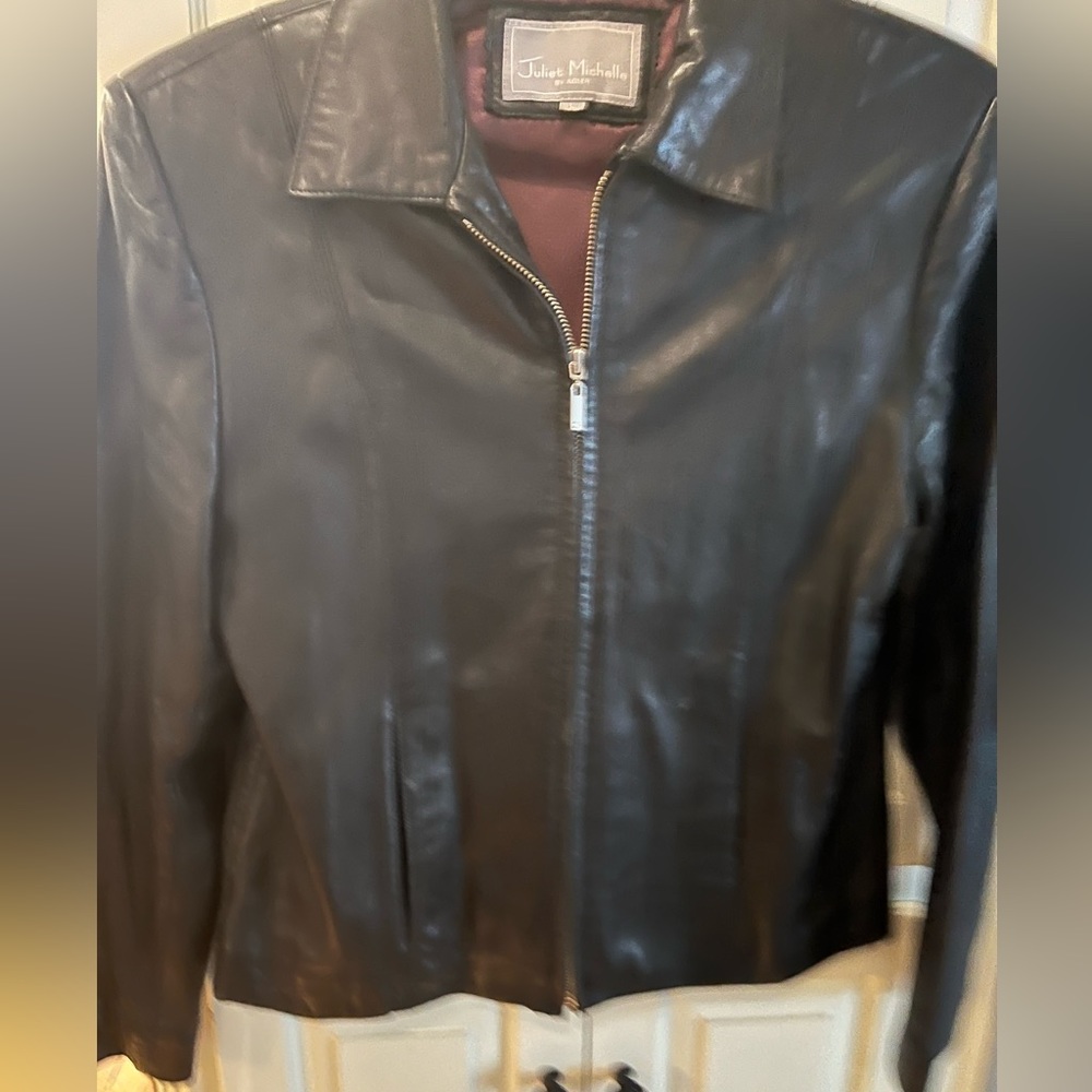 Juliet Michelle By Adler Genuine Leather Jacket